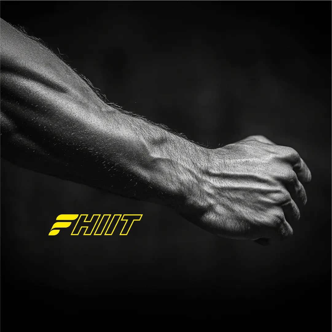 FHIIT brand identity on gym collateral